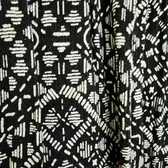 NWT Soft Surroundings Black Elastic Boho Drawstring Skirt Casual Size PM - Picture 7 of 10